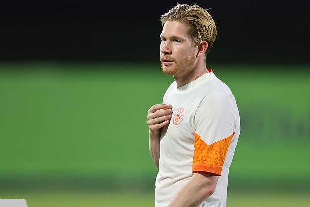 Les yeux de Kevin De Bruyne manquent encore de confiance